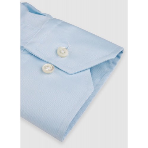 Camasa Stenstroms, Single Cuffs, Simple, Bleu Camasa Stenstroms, Single Cuffs, Simple, Bleu
