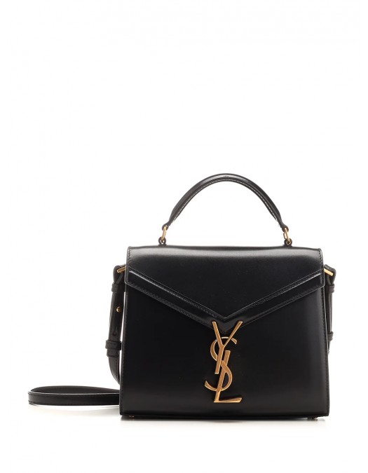 Geanta YVES SAINT LAURENT, Hand Bag, Cassandra Mini Top, Black - 6239300SX0W1000