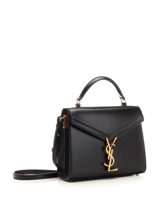 Geanta YVES SAINT LAURENT, Hand Bag, Cassandra Mini Top, Black - 6239300SX0W1000