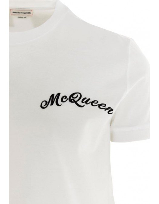 Tricou Alexander Mcqueen, Negru, Insertie Frontala -