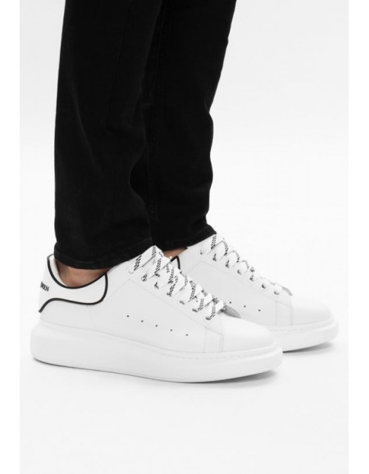 Sneakers ALEXANDER MCQUEEN, Alb cu negru - 625156WHXMT74