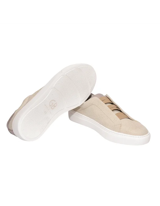 Sneakers GIANFRANCO BUTTERI, Natural Comfort, Sand Beige - 62860A2 Sneakers GIANFRANCO BUTTERI, Natural Comfort, Sand Beige - 62860A2