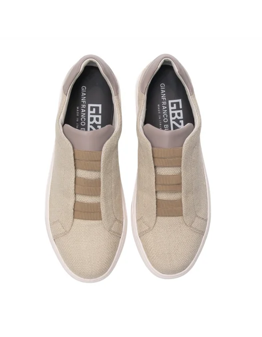 Sneakers GIANFRANCO BUTTERI, Natural Comfort, Sand Beige - 62860A2 Sneakers GIANFRANCO BUTTERI, Natural Comfort, Sand Beige - 62860A2