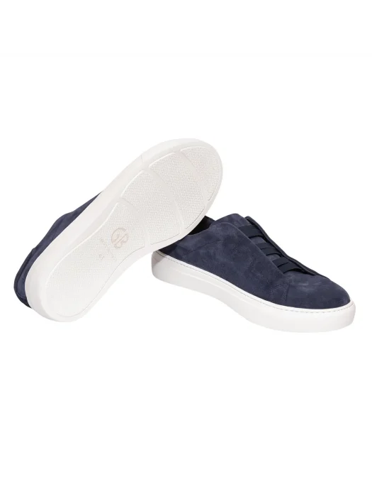 Sneakers GIANFRANCO BUTTERI, Suede Classic, Jeans Blue - 62860CROSTAJEANS Sneakers GIANFRANCO BUTTERI, Suede Classic, Jeans Blue - 62860CROSTAJEANS