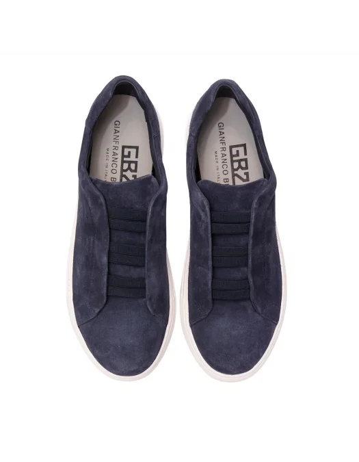 Sneakers GIANFRANCO BUTTERI, Suede Classic, Jeans Blue - 62860CROSTAJEANS Sneakers GIANFRANCO BUTTERI, Suede Classic, Jeans Blue - 62860CROSTAJEANS