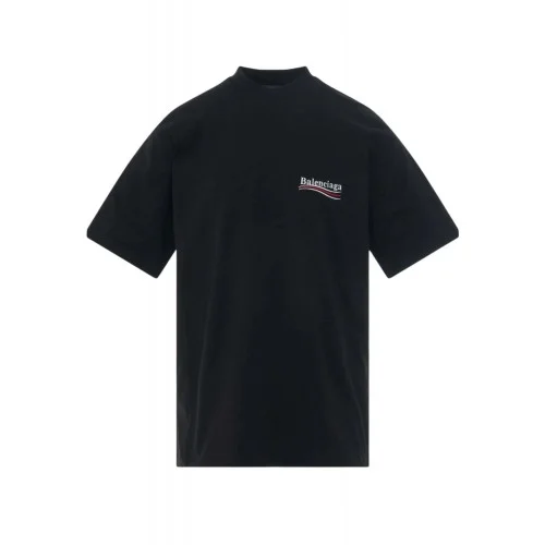 Tricou BALENCIAGA, Political Campaign Oversized T-Shirt, Black