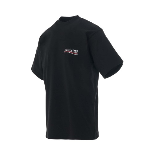 Tricou BALENCIAGA, Political Campaign Oversized T-Shirt, Black Tricou BALENCIAGA, Political Campaign Oversized T-Shirt, Black