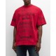 Tricou BALENCIAGA, Metal Logos, 641675TPVO36023 - 641675TPVO36023