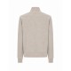 Jacheta LBM, Wool bomber jacket in mineral Beige - 6421619356