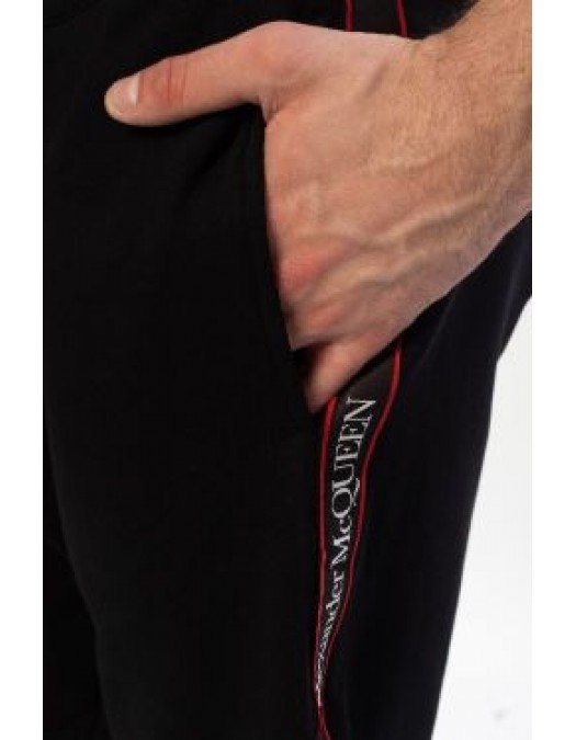Pantaloni Scurti Alexander Mcqueen, Logo Atasat - 642668QQX751000