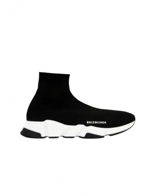 Sneakers BALENCIAGA, Speed, Alb/Negru for Him - 645056W2DBQ1015 Sneakers BALENCIAGA, Speed, Alb/Negru for Him - 645056W2DBQ1015