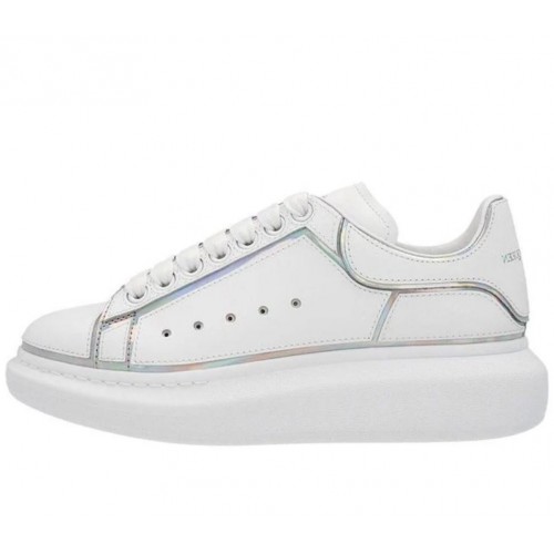Sneakers ALEXANDER MCQUEEN, White with Silver