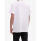 Tricou Alexander Mcqueen, Logo Black Frontal, Embossed , White - 649876QRZ560900