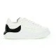 Sneakers Alexander Mcqueen, Insertie neagra inferioara, Alb - 650789WHZ4U9061