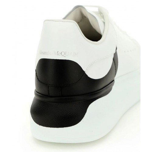 Sneakers Alexander Mcqueen, Insertie neagra inferioara, Alb