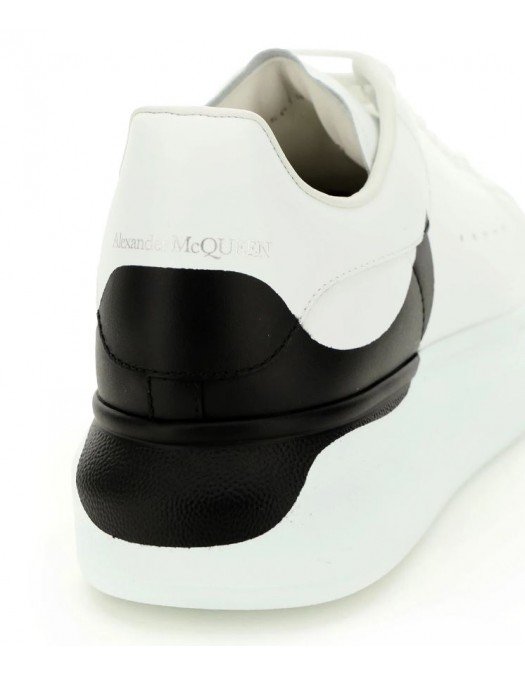 Sneakers Alexander Mcqueen, Insertie neagra inferioara, Alb - 650789WHZ4U9061