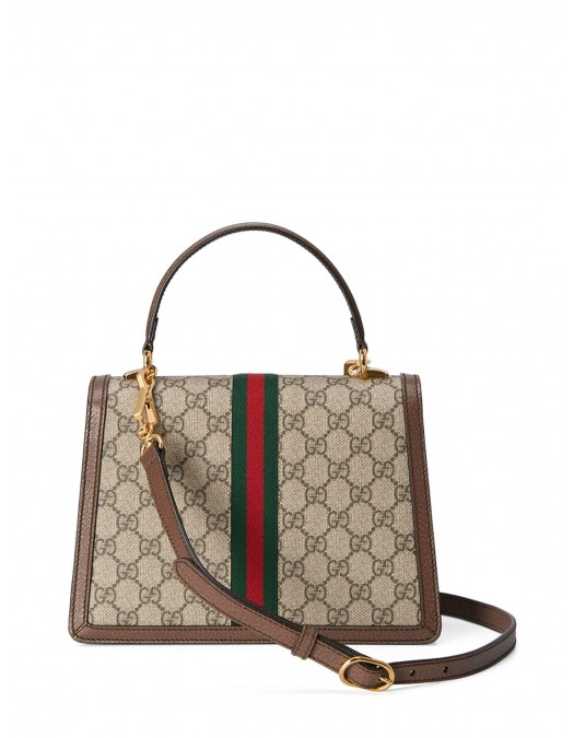 Geanta GUCCI, Top-handle, Small, Ophidia Collection, Beige - 65105596IWX8745