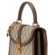 Geanta GUCCI, Top-handle, Small, Ophidia Collection, Beige - 65105596IWX8745