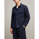 Jacheta LBM, Technical jersey overshirt in mineral sand bleu - 6520672897