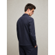 Jacheta LBM, Technical jersey overshirt in mineral sand bleu - 6520672897