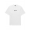 Tricou Balenciaga, Logo negru, Alb