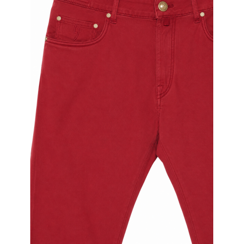 Jeans HAND PICKED, Ravello slim-fit trousers, Red