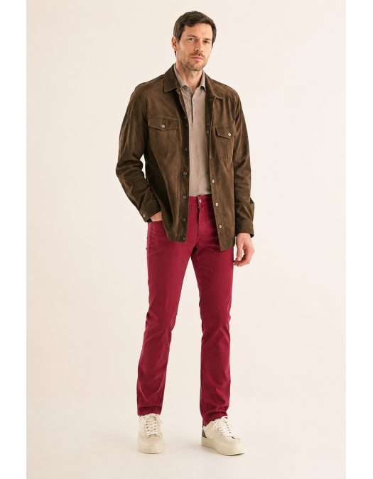 Jeans HAND PICKED, Ravello slim-fit trousers, Red - 65HPU41RAVELLOC03115V158
