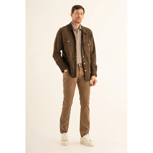 Jeans HAND PICKED, Ravello slim-fit trousers,  Light Brown