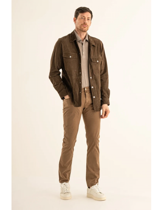 Jeans HAND PICKED, Ravello slim-fit trousers,  Light Brown - 65HPU41RAVELLOC03115V440