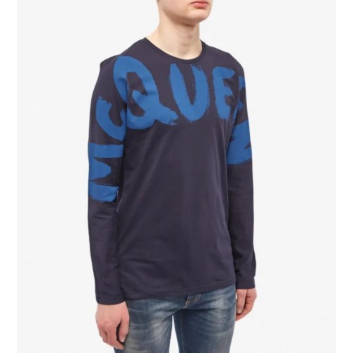 Bluza Alexander Mcqueen, Blue Print, Black Bluza Alexander Mcqueen, Blue Print, Black