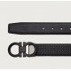 Curea SALVATORE FERRAGAMO, Reversibila si Ajustabila, Negru - 670049745872