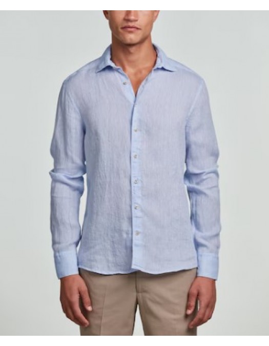 Camasa STENSTROMS, Light blue Linen Shirt - 6747219170100