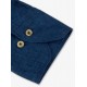 Camasa STENSTROMS, Dark blue Linen Shirt - 6747219170160