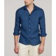 Camasa STENSTROMS, Dark blue Linen Shirt - 6747219170160