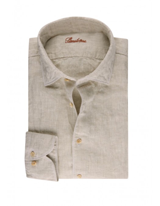 Camasa STENSTROMS, Light beige Linen Shirt - 6747219170210