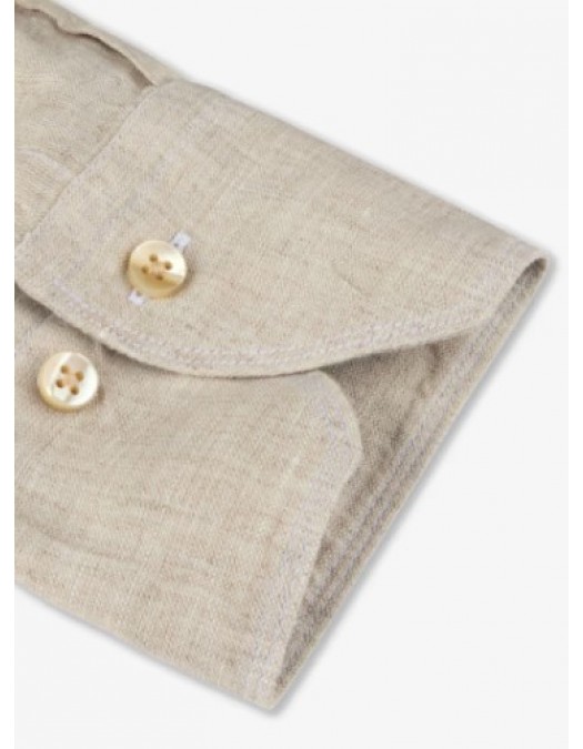 Camasa STENSTROMS, Light beige Linen Shirt - 6747219170210