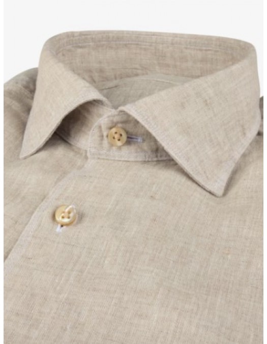 Camasa STENSTROMS, Light beige Linen Shirt - 6747219170210