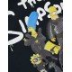 Hanorac BALENCIAGA, Print The Simpsons, Negru - 674986TLVG81000