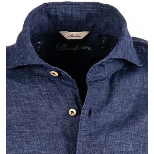 Camasa Stenstroms, Fitted Body, Dark Blue