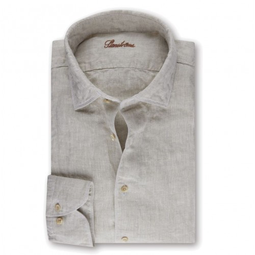 Camasa Stenstroms, Fitted Body, Beige