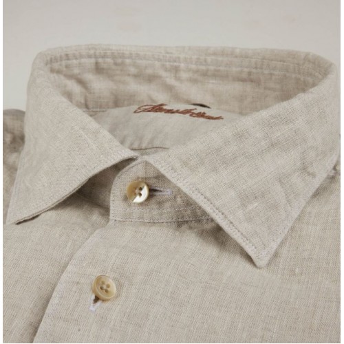 Camasa Stenstroms, Fitted Body, Beige