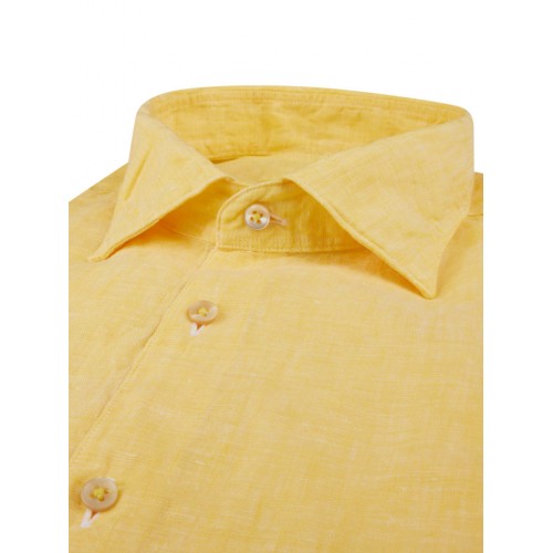 Camasa Stenstroms, Fitted Body, Linen, Yellow Camasa Stenstroms, Fitted Body, Linen, Yellow