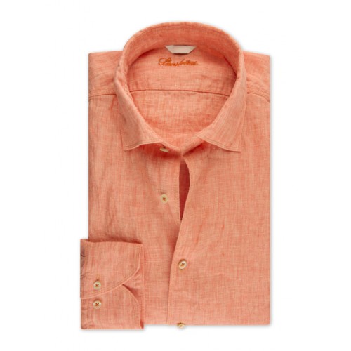 Camasa Stenstroms, Fitted Body, Linen, Orange Camasa Stenstroms, Fitted Body, Linen, Orange