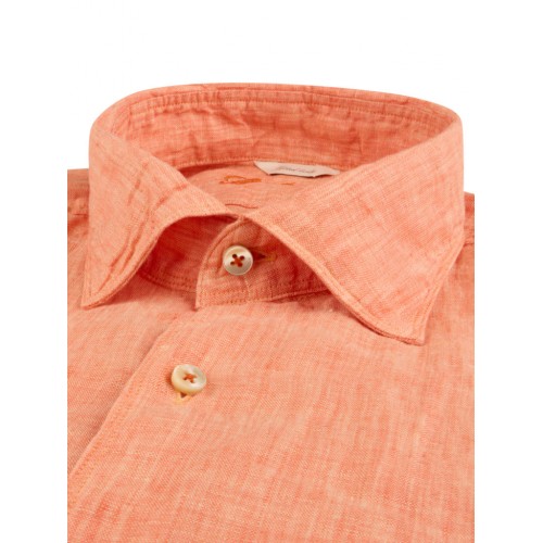 Camasa Stenstroms, Fitted Body, Linen, Orange Camasa Stenstroms, Fitted Body, Linen, Orange