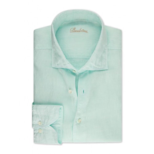 Camasa Stenstroms, Fitted Body, Linen, Mint Green Camasa Stenstroms, Fitted Body, Linen, Mint Green