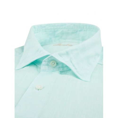 Camasa Stenstroms, Fitted Body, Linen, Mint Green Camasa Stenstroms, Fitted Body, Linen, Mint Green