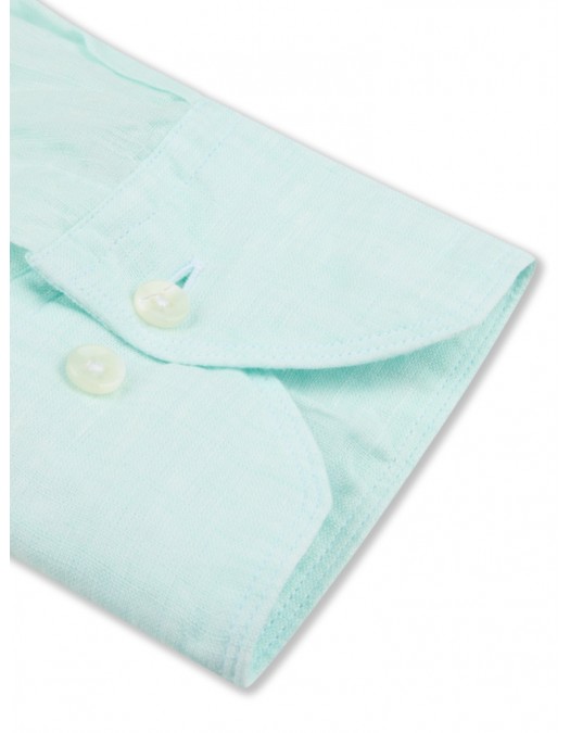 Camasa Stenstroms, Fitted Body, Linen, Mint Green - 6757217970830 Camasa Stenstroms, Fitted Body, Linen, Mint Green - 6757217970830