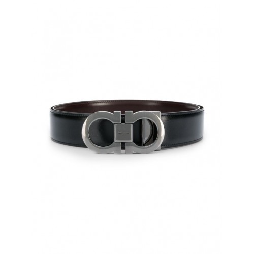 Curea SALVATORE FERRAGAMO, Ajustabila, Maro, Negru Curea SALVATORE FERRAGAMO, Ajustabila, Maro, Negru