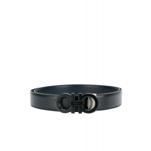 CUREA SALVATORE FERRAGAMO, Reversibila, Ajustabila, Full Black CUREA SALVATORE FERRAGAMO, Reversibila, Ajustabila, Full Black