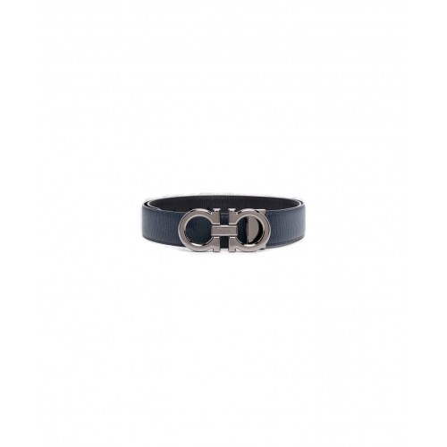 Curea SALVATORE FERRAGAMO, Reversible Buckle, Dark Blue Curea SALVATORE FERRAGAMO, Reversible Buckle, Dark Blue